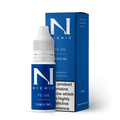 Nicotine Shot 70VG by Nic Nic 18mg 10ml