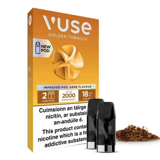 Golden Tobacco ePod Nic Salt eliquid Pod by VUSE - Image 2