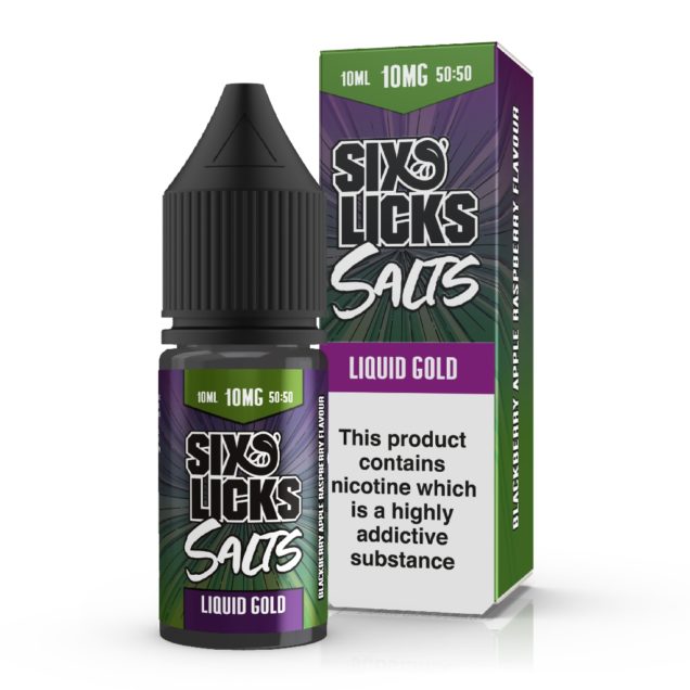 Six Licks Salts Liquid Gold 10ml_10mg