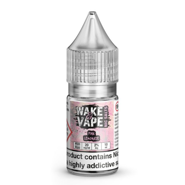 Wake & Vape Pink Lemonade 10ml Nic Salt