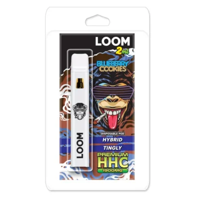 Blueberry Cookies 2ml HHC Disposable Vape by LOOM