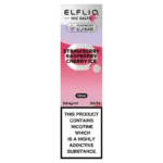 Strawberry Raspberry Cherry Ice Elfliq Nic Salt 10ml by Elf Bar