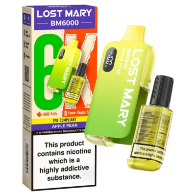 Apple Pear Lost Mary BM6000 Big Puff Vape
