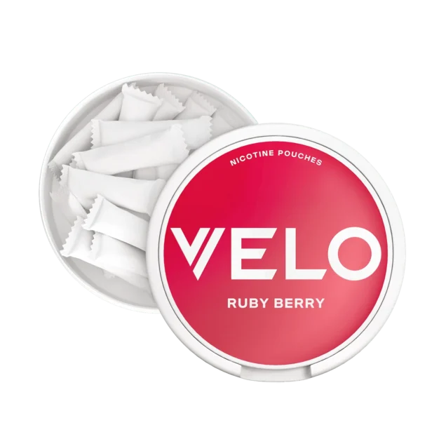 Ruby Berry Nicotine Pouches by Velo 10mg - Image 2