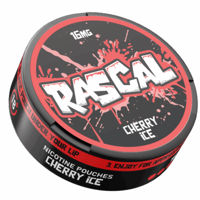 Cherry Ice Nicotine Pouches by RASCAL