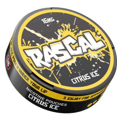 Citrus Ice Nicotine Pouches by RASCAL