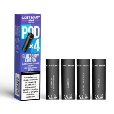 Blueberry Edition Lost Mary 4 in 1 Prefilled Pods