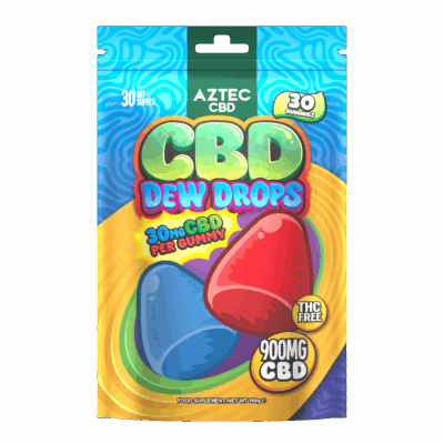 Dew Drops Aztec CBD 900MG Gummies