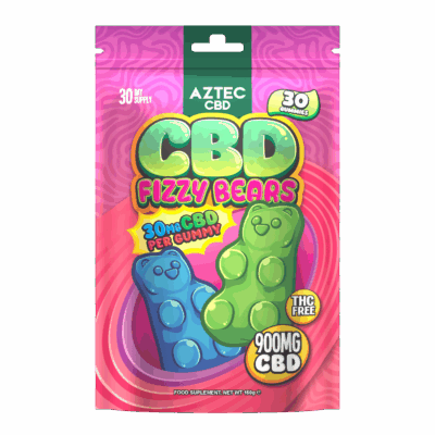 Fizzy Bears Aztec CBD 900MG Gummies