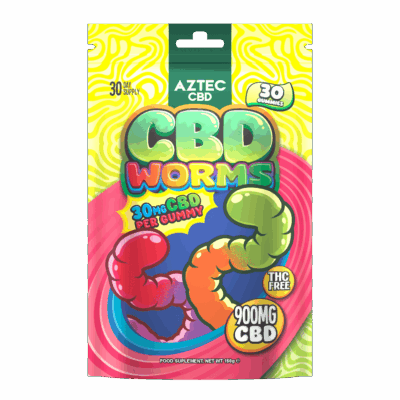 Worms Aztec CBD 900MG Gummies