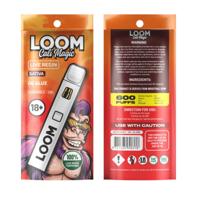 OG Glue Loom Cali Magic 2ml Vape Pen