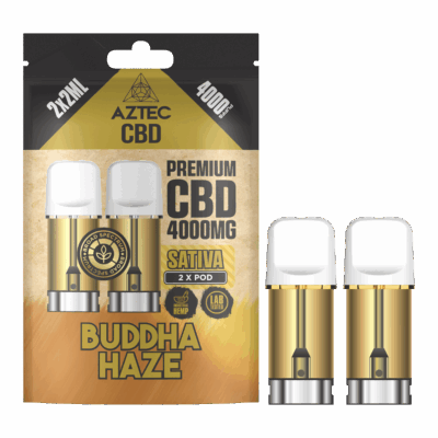 Buddha Haze Aztec CBD 4000mg Pod Refills