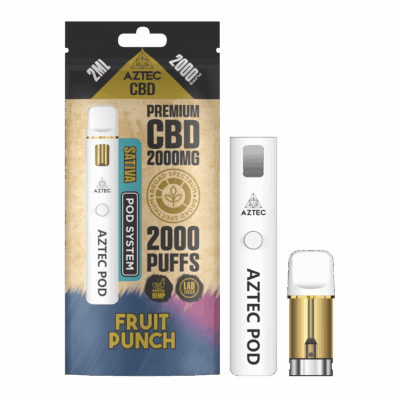Fruit Punch Aztec CBD 2000MG Pod Kit