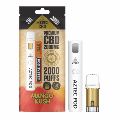 Mango Kush Aztec CBD 2000MG Pod Kit