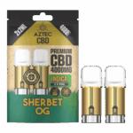 Sherbet OG Aztec CBD 4000mg Pod Refills