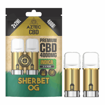 Sherbet OG Aztec CBD 4000mg Pod Refills