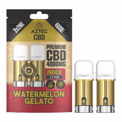Watermelon Gelato Aztec CBD 4000mg Pod Refills