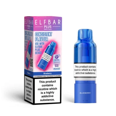 Blueberry Elf Bar Plus Refill Pack