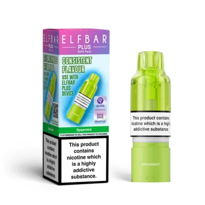 Spearmint Elf Bar Plus Refill Pack