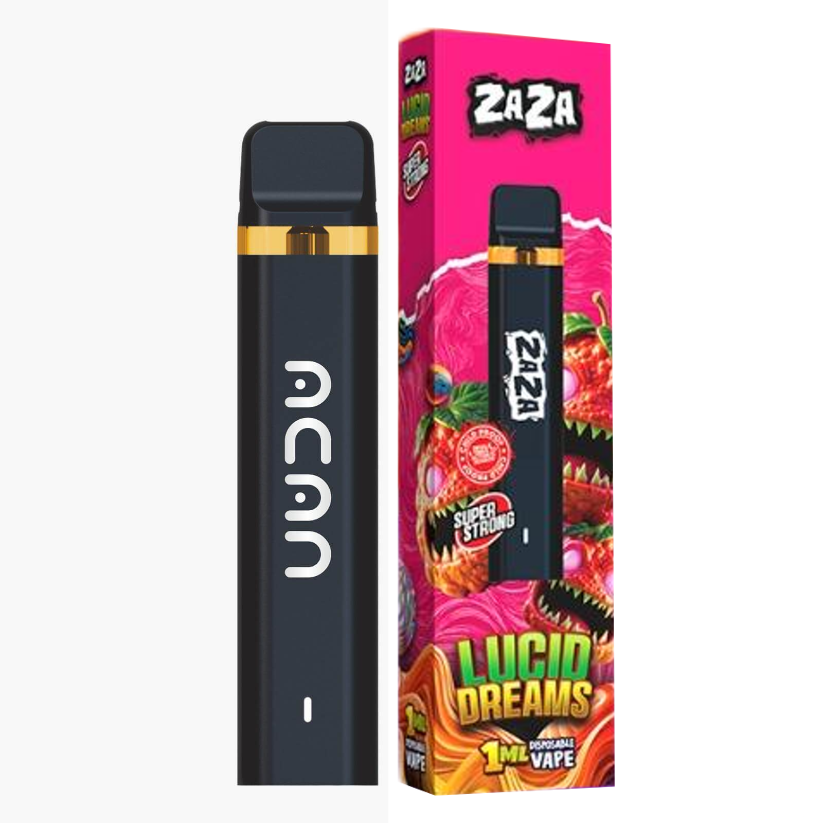 Grape Fruit ZAZA 1ml Vape Pen