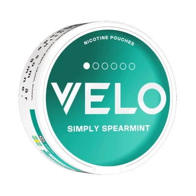 Simply Spearmint Nicotine Pouches by Velo