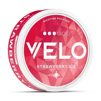 Strawberry Ice Nicotine Pouches by Velo