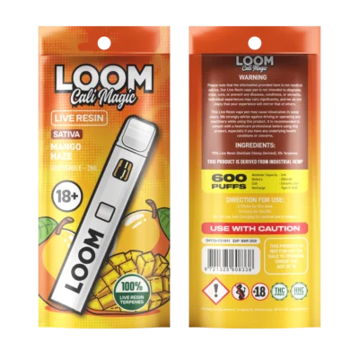 Mango Haze Loom Cali Magic 2ml Vape Pen