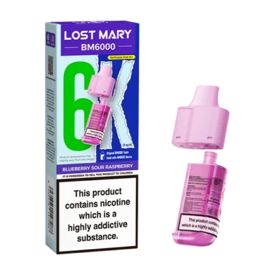 Blueberry Sour Raspberry Lost Mary BM6000 Refill Pod