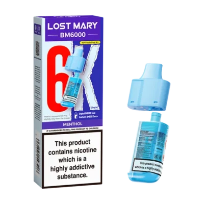 Menthol Lost Mary BM6000 Refill Pod