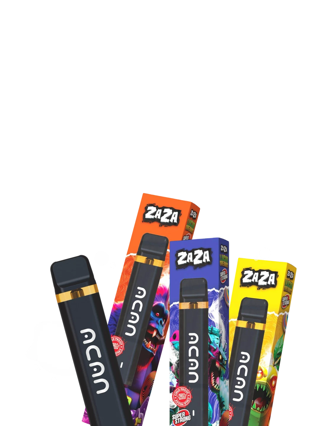 AZA Vape Pen featured on mobile promo banner at eSmokeStore Vape Shop Ireland