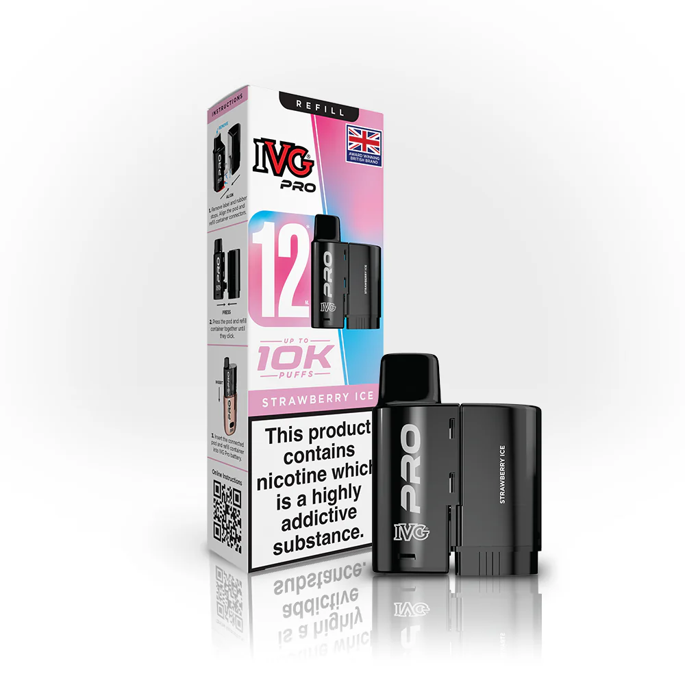 Strawberry Ice IVG PRO 12 Refill Pod