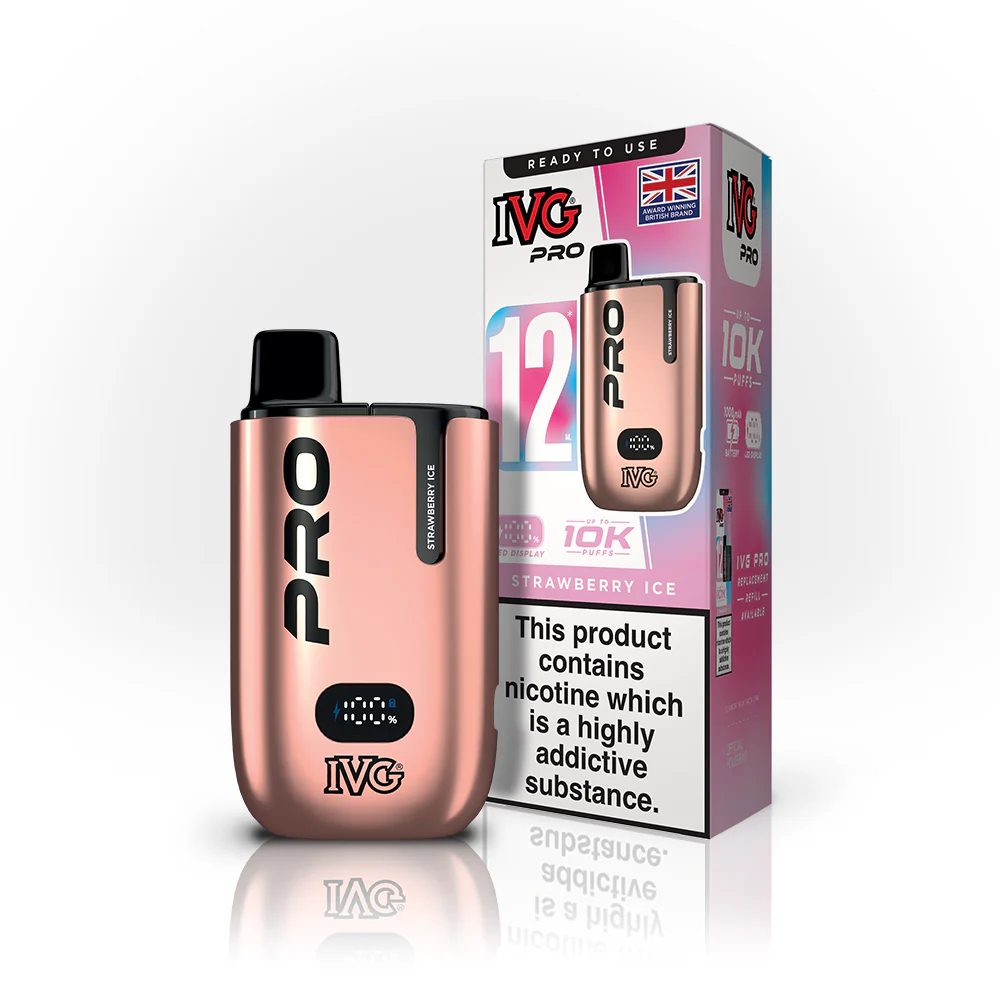 Strawberry Ice IVG PRO 12 Vape Kit